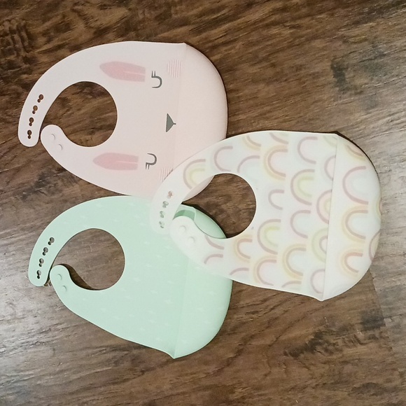 Cloud island silicone bibs. Set of 3. - Picture 1 of 1